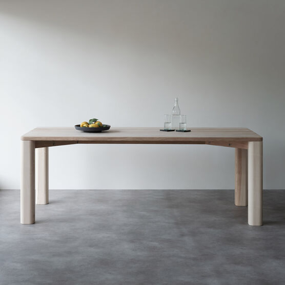 Corner Bar medium natural ash table